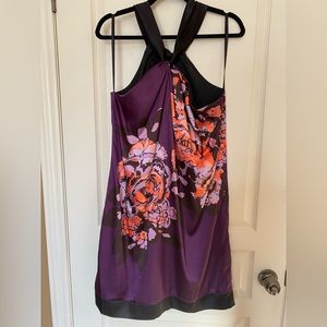 Purple and black dress from Le chateau